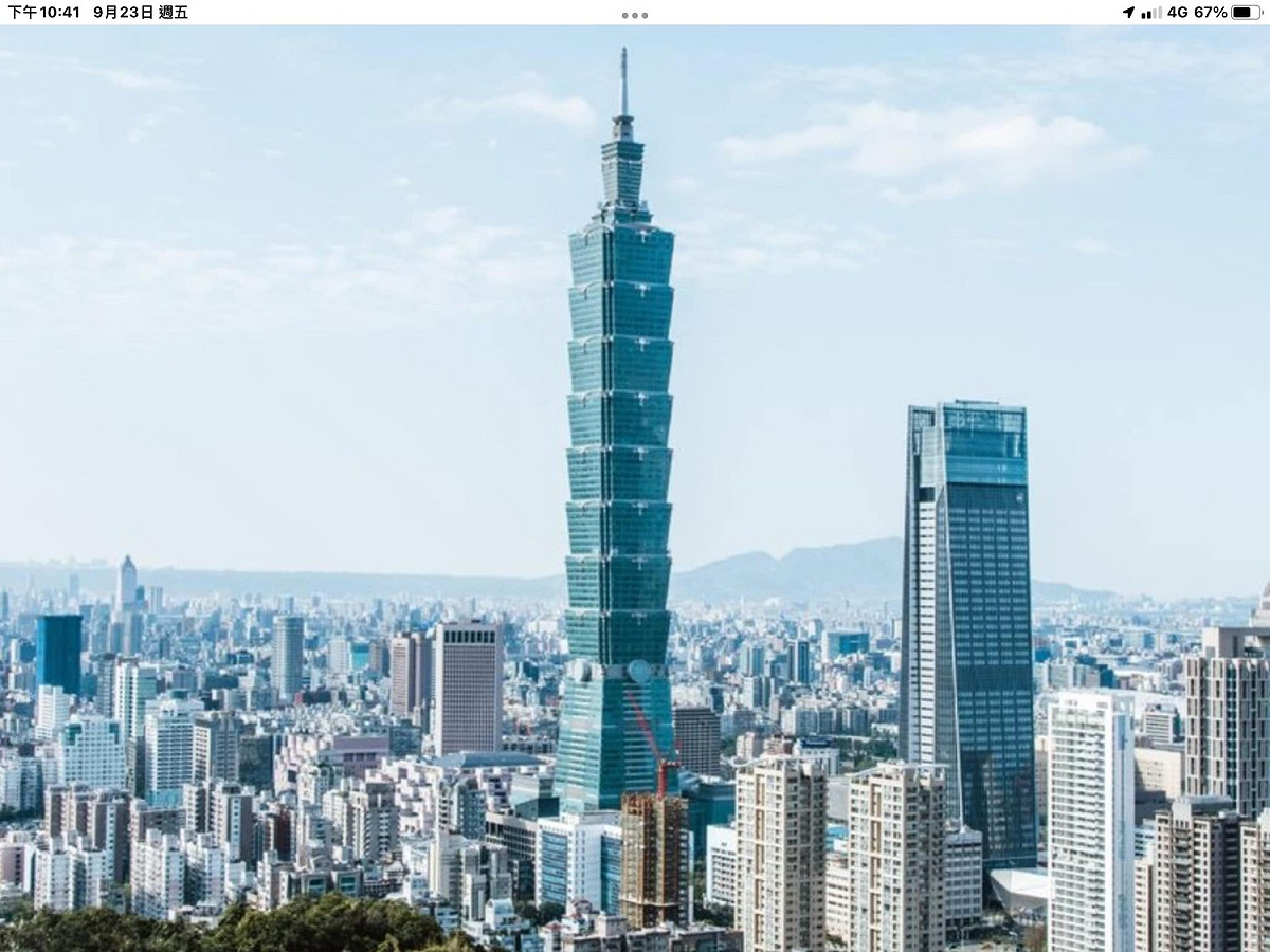 台北市。 圖:翻攝自謝金河臉書