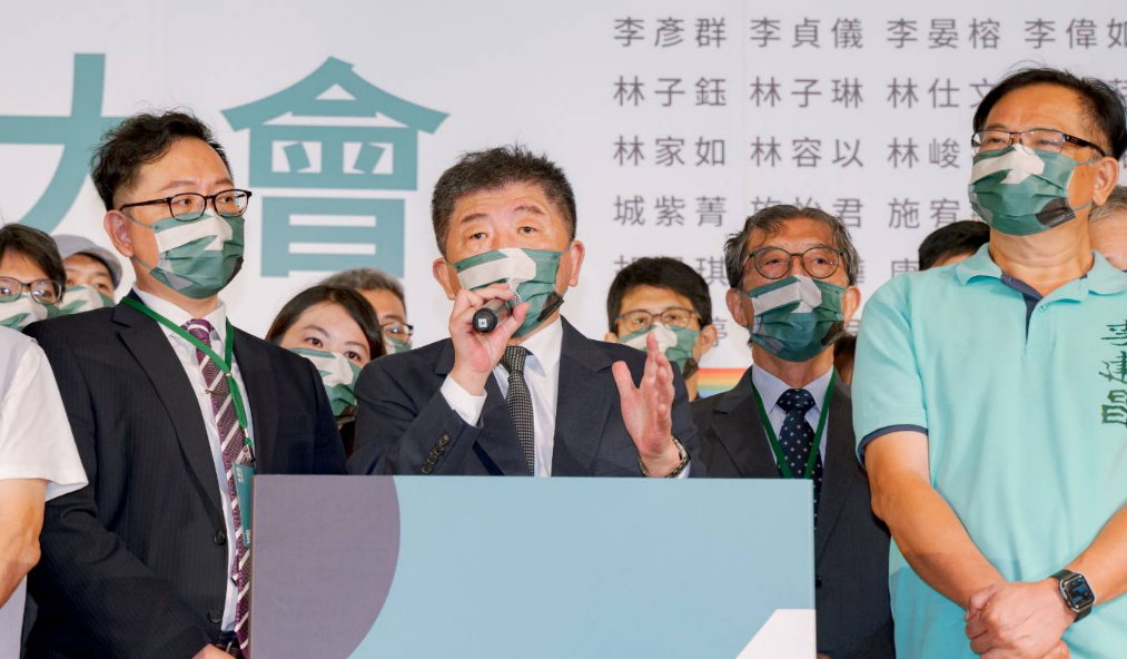 民進黨台北市長參選人陳時中。 圖：陳時中競選辦公室/提供