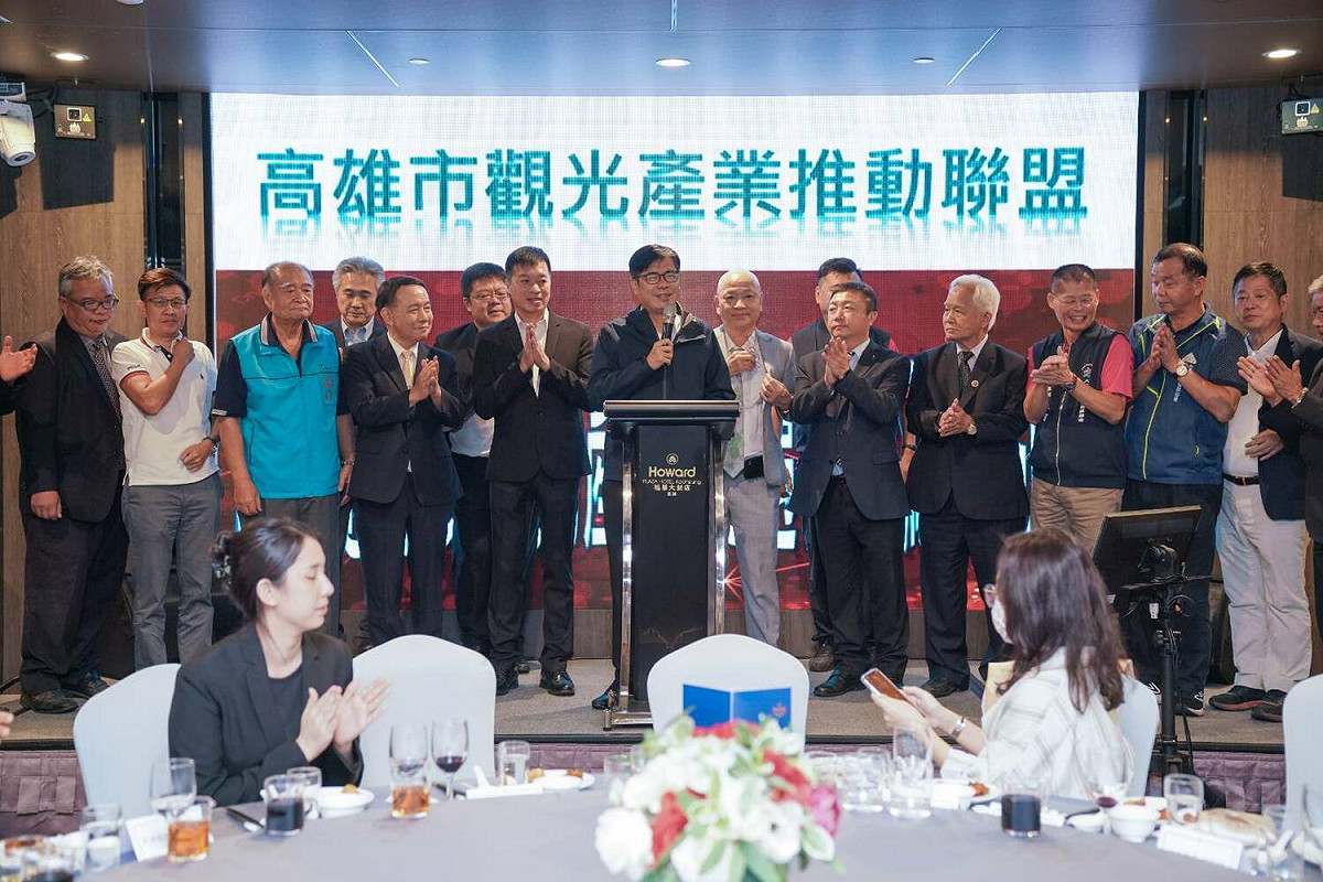 高雄觀光產業界成立後援會力挺陳其邁連任。 圖：民售黨高雄市黨部提供