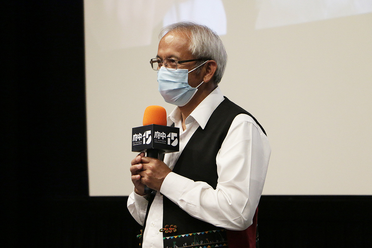 台灣原聲教育協會理事長馬彼得致詞。 圖：新北市文化局提供