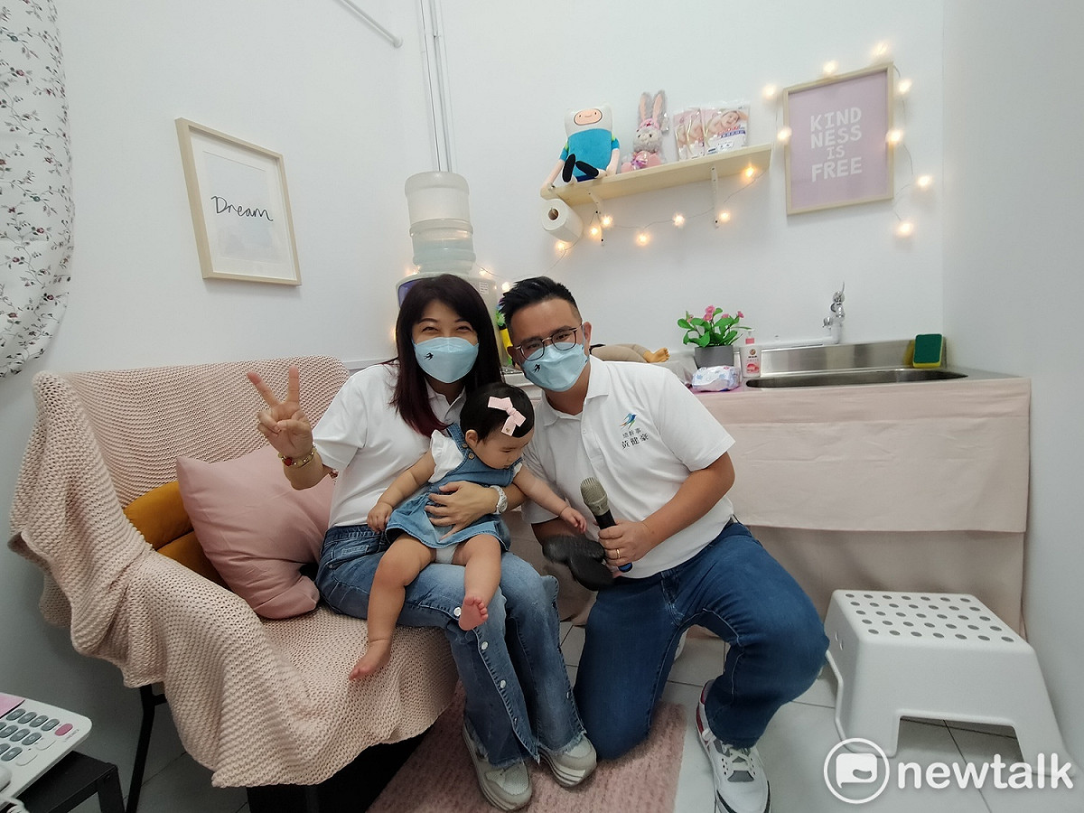 競總內設有哺乳室。 唐復年/攝