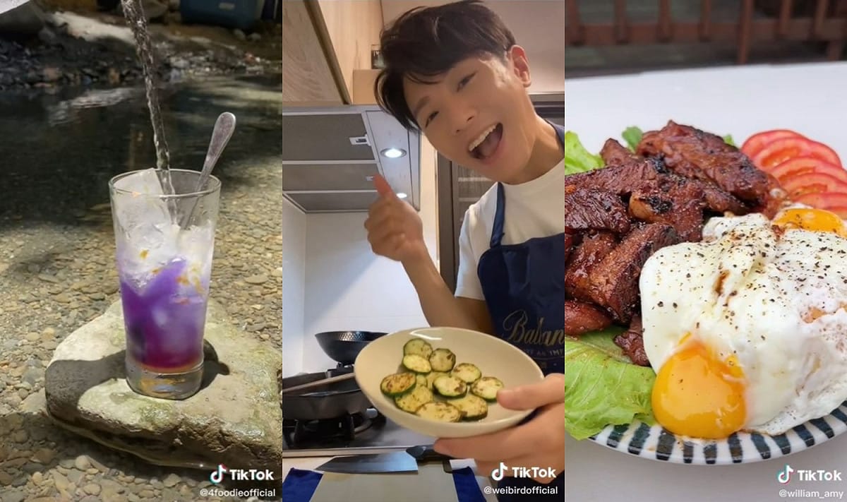 溪邊特調、懶人料理、國民美食，TikTok 創作者秀出各式好看又好吃的創意料理 圖：TikTok /提供