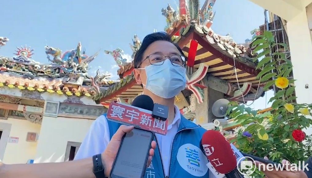 張善政批評鄭運鵬沒有在地方花心思，是一個空殼立委。 圖：林昀真／攝