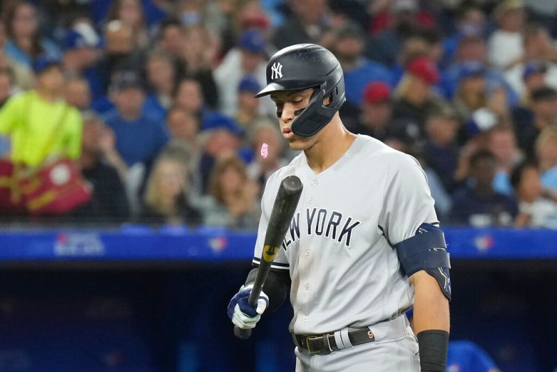 紐約洋基隊頭號球星「法官」Aaron Judge。 圖／美聯社／達志影像