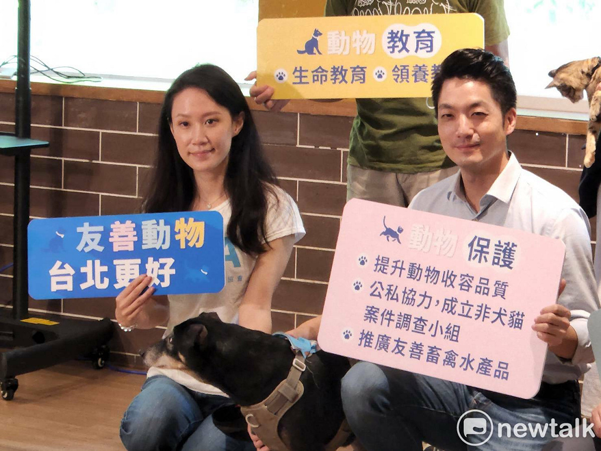 國民黨台北市長參選人蔣萬安。 圖：黃建豪/攝