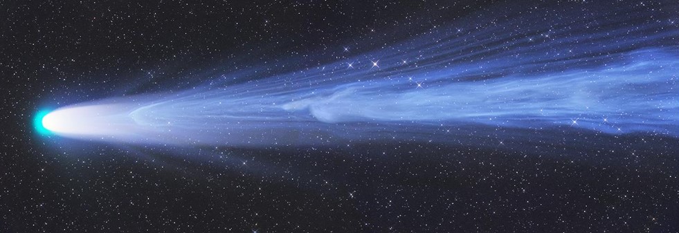 奧地利的天文攝影師傑拉爾德·雷曼拍攝到垂死慧星，榮獲格林威治王家天文台年度天文攝影師大賽總冠軍。 圖：翻攝自官網