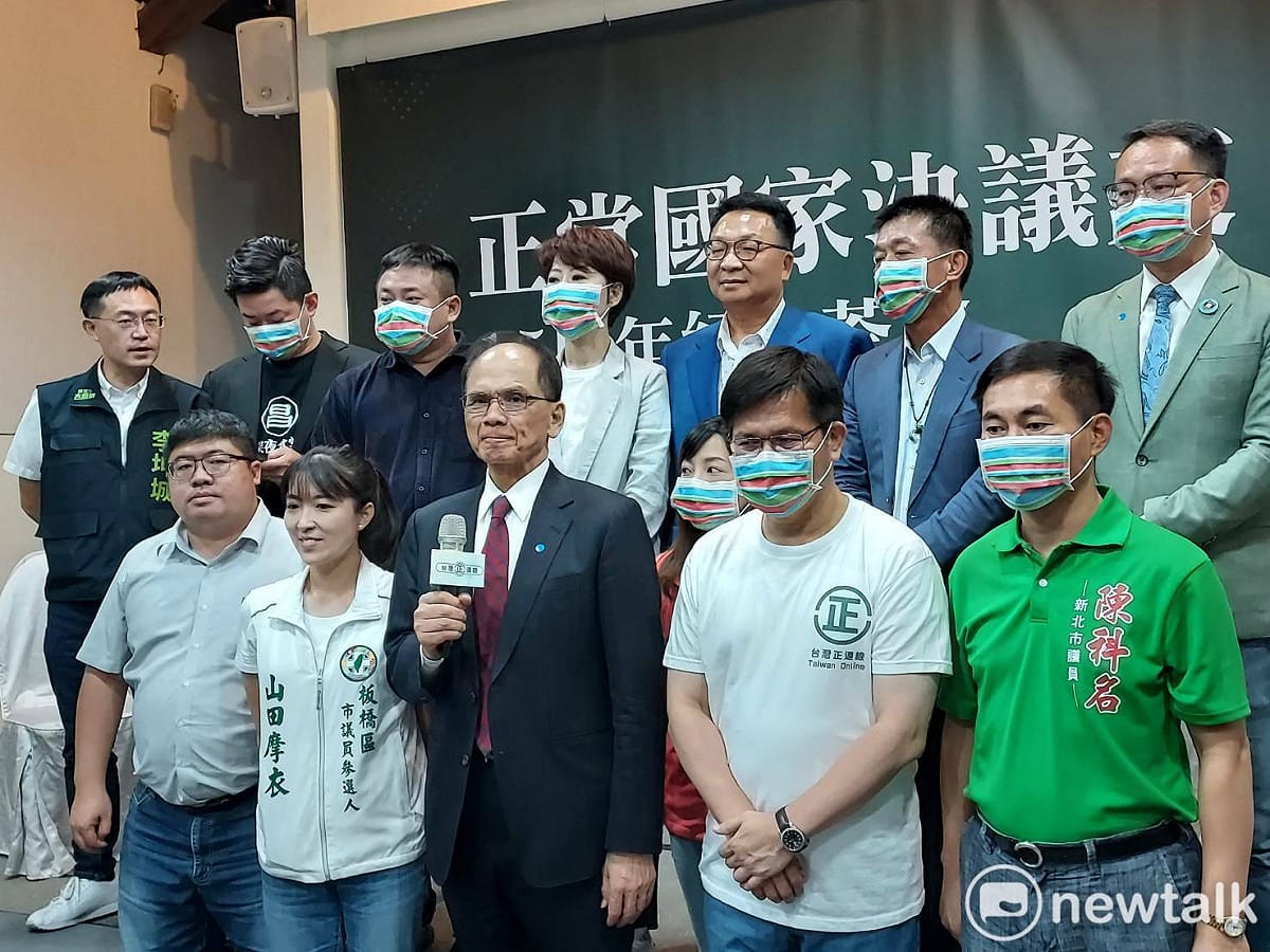 正國會今舉辦「正常國家決議文」15周年紀念茶會，多名黨公職共襄盛舉。 圖：陳佩君攝