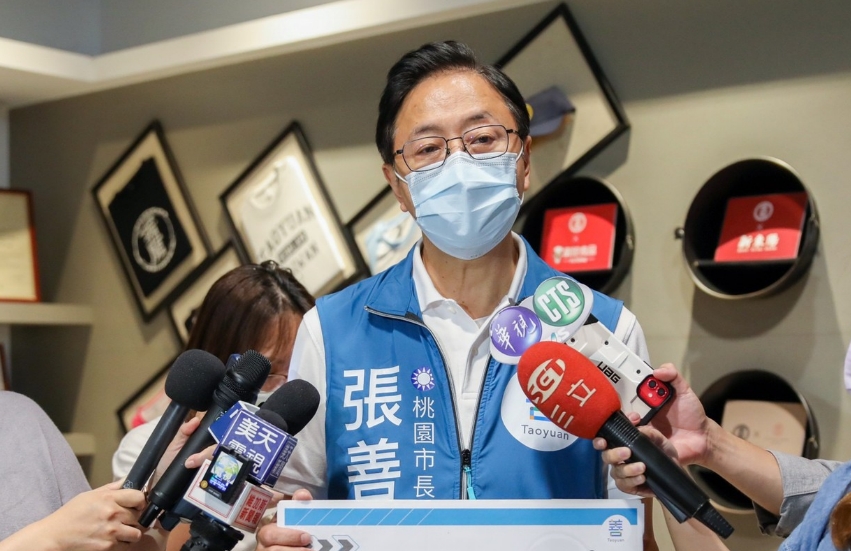 張善政公布首波觀光政策，未來上任後要以「國際化」、「改造化」、「主題化」改造桃園觀光。 圖：張善政競辦／提供（資料照）