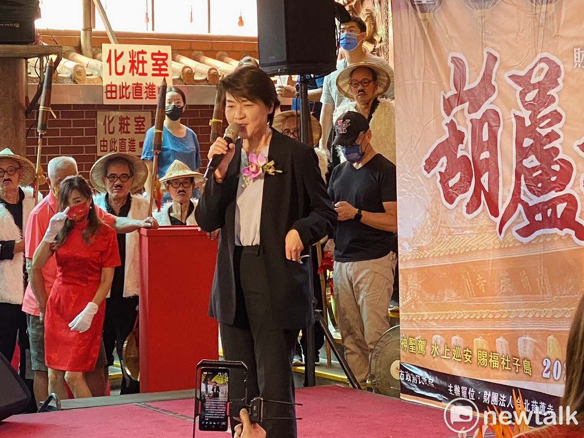 無黨籍台北市長參選人黃珊珊。 圖：周煊惠 / 攝