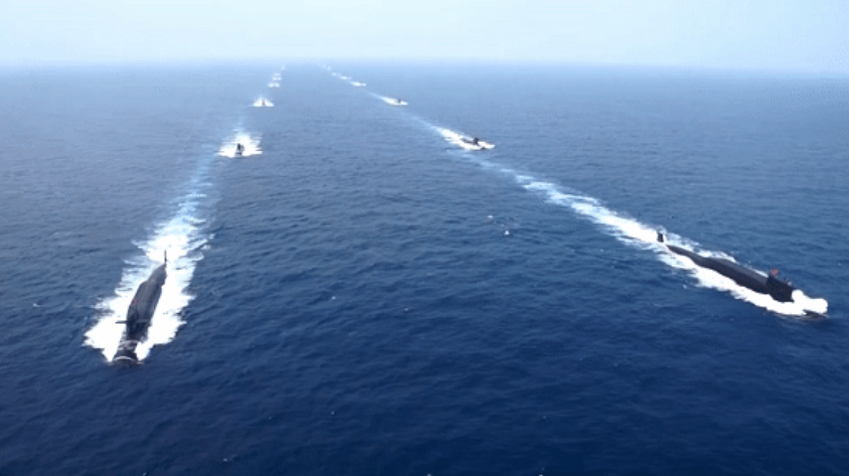 解放軍長征 18 號是中國海軍三型主戰艦艇之一。 圖: 翻攝自中國央視軍事官方微博