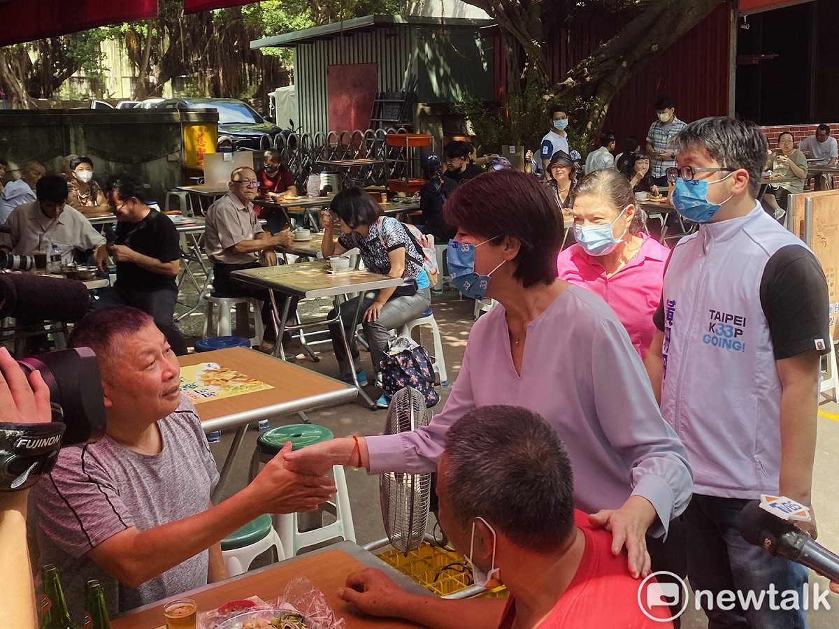 無黨籍台北市長參選人黃珊珊。 圖：周煊惠 / 攝