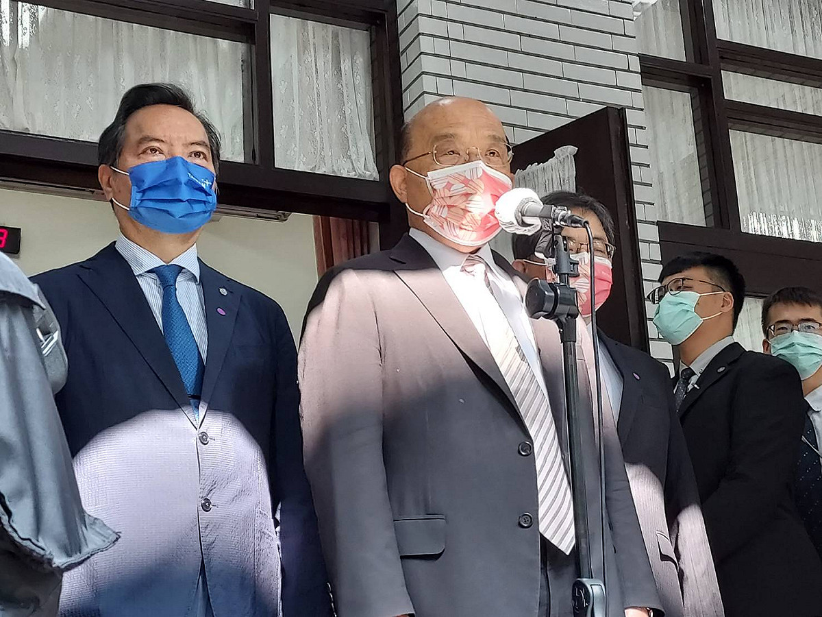 蘇貞昌今率相關部會赴立法院施政報告並備詢。 圖：陳佩君／攝
