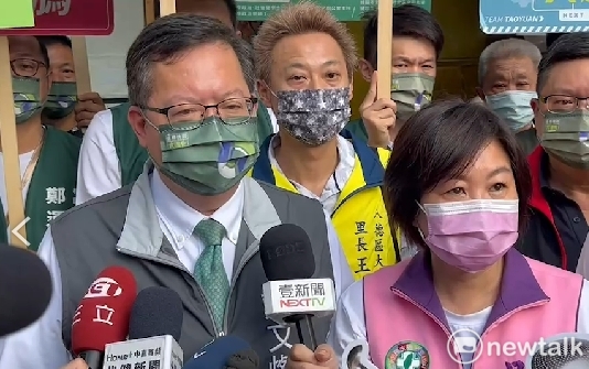 針對檢調要查張善政在活動中頒發紅包一事，鄭文燦表示尊重司法。 圖：林昀真／攝