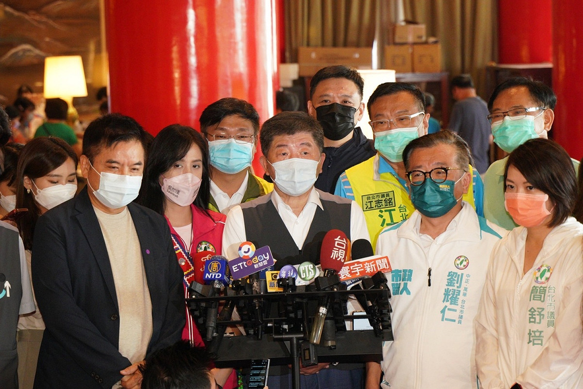 民進黨台北市長參選人陳時中。 圖：陳時中競選團隊 / 提供