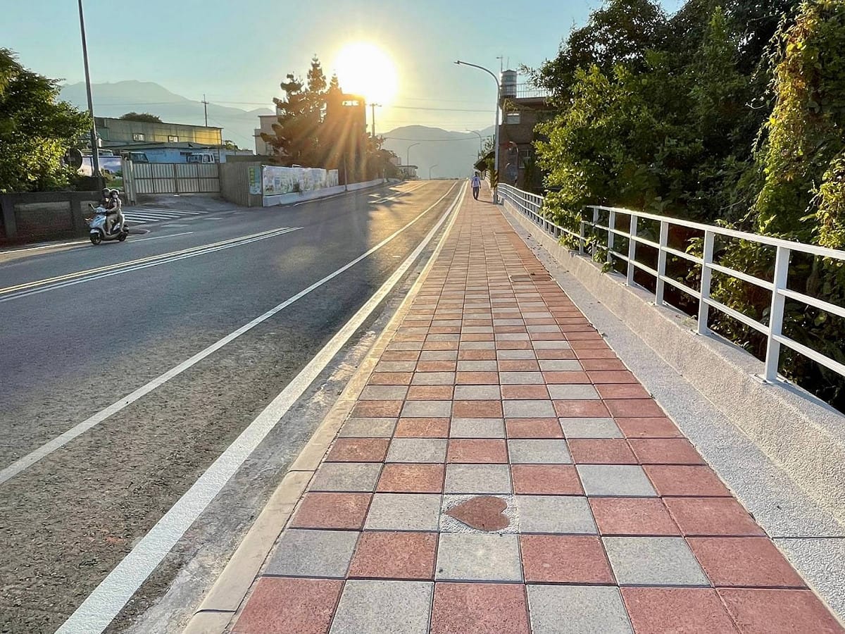 磺清夕照好美麗。 圖：金山區公所提供