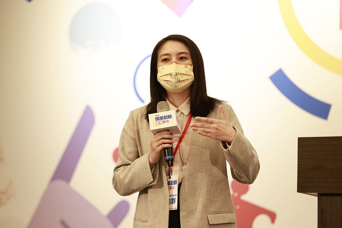 錢念群為「傳承創新·翻轉新北」青年論壇擔任開場引言人。 圖：新北市青年局提供