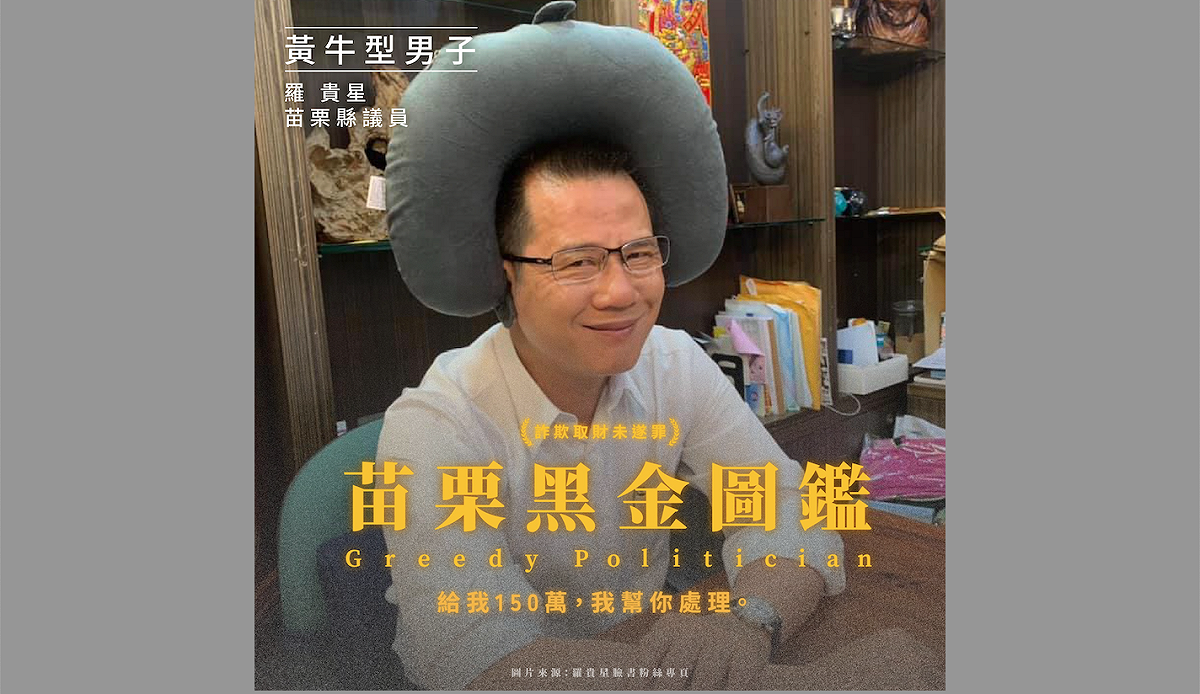 「黃牛型男子」羅貴星 圖：翻攝自王婉諭臉書