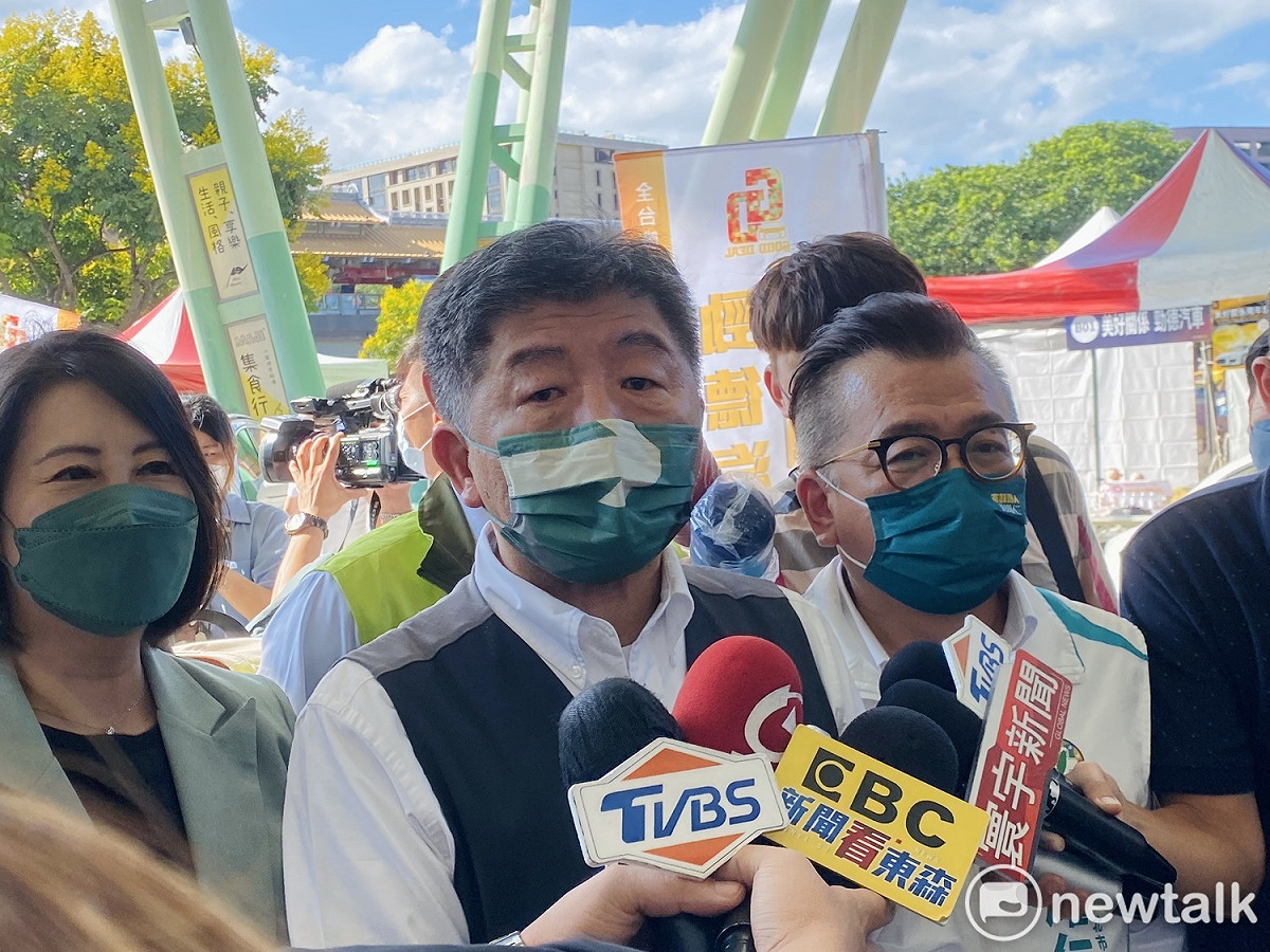 民進黨台北市長參選人陳時中。 圖：周煊惠 / 攝（資料照）