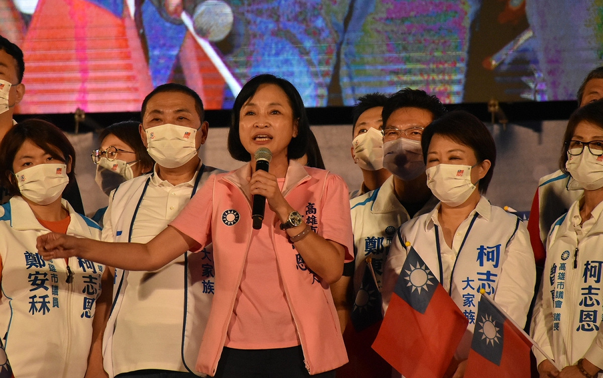 柯志恩當選將帶領高雄，讓大家再一次看到高雄。 圖：孫家銘攝