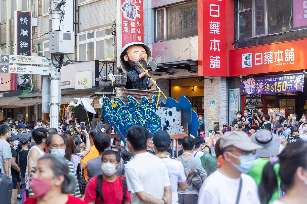 2022新北市淡水環境藝術節。 圖：新北市新聞局提供