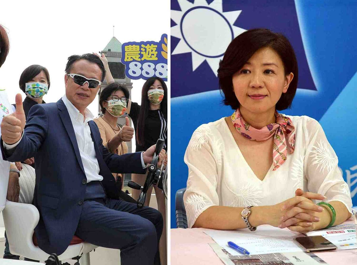 2022年嘉義縣長選舉，翁章梁ＰＫ王育敏，誰都沒有大意的本錢。 圖：新頭殼合成照片