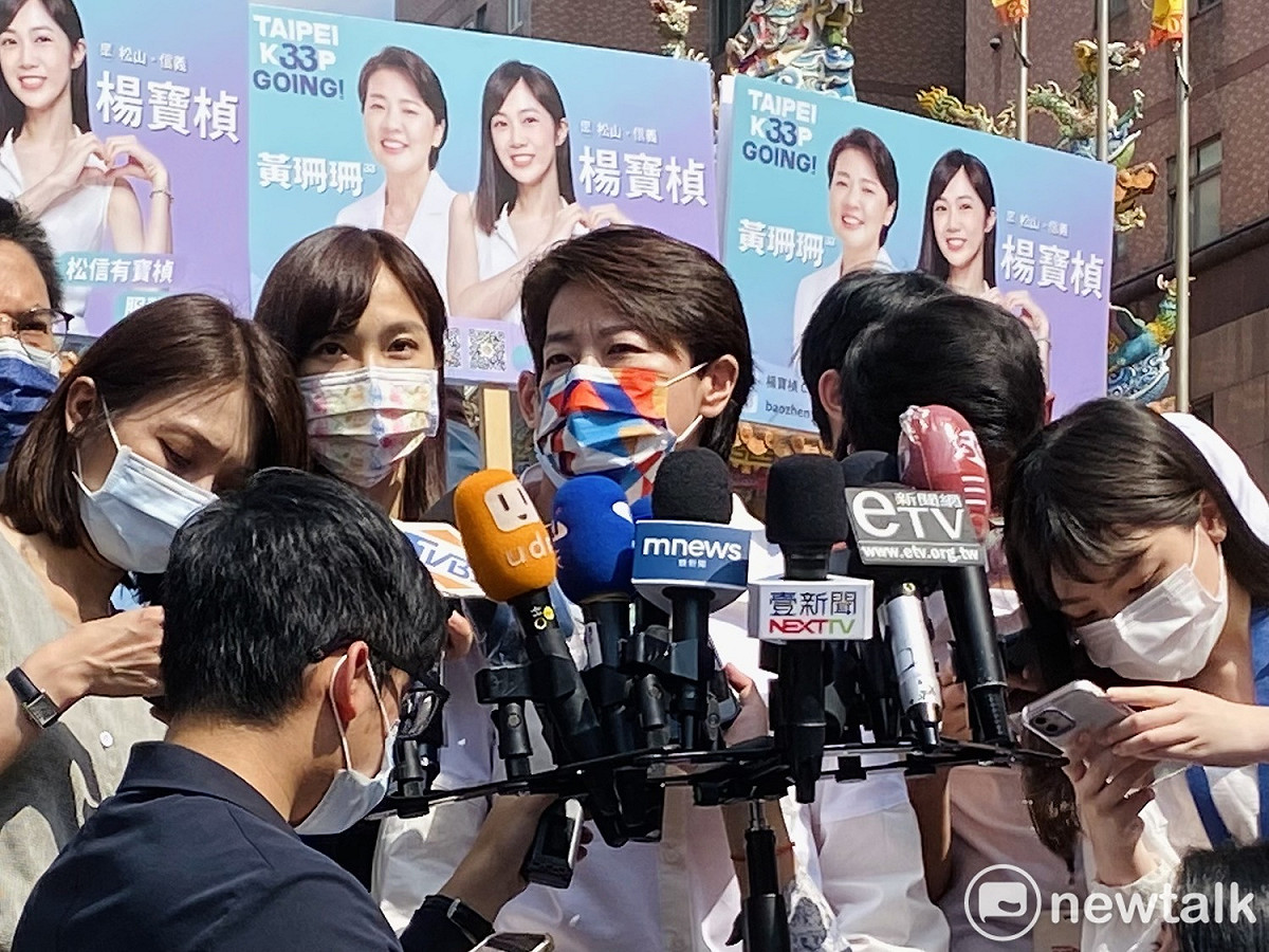 無黨籍台北市長參選人黃珊珊。 圖：周煊惠 / 攝