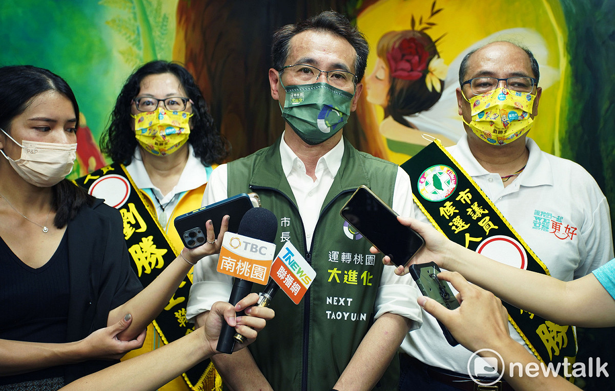 民進黨桃園市長參選人鄭運鵬。 圖：林昀真／攝（資料照）