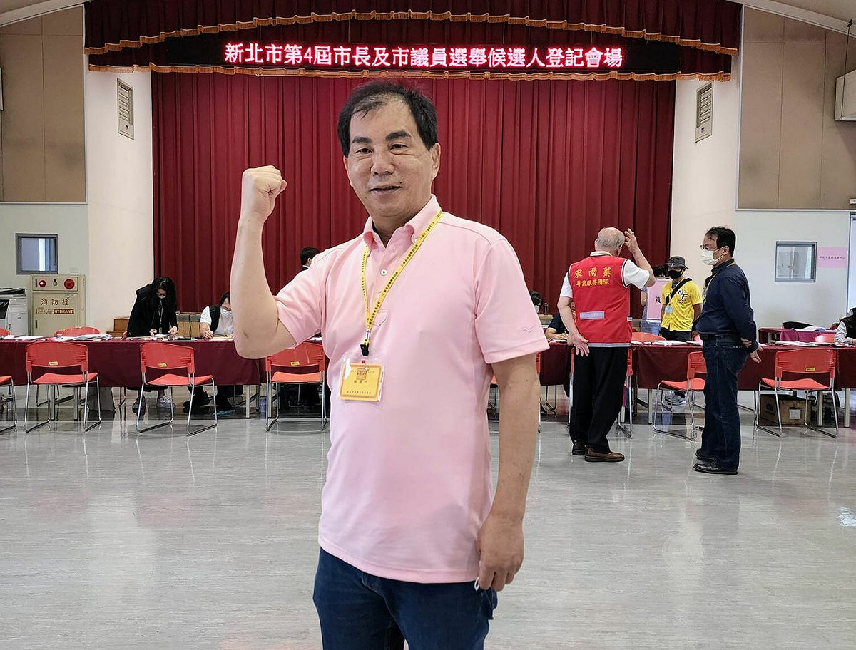 尋求七連霸的國民黨新北市議員周勝考。 圖：周勝考提供