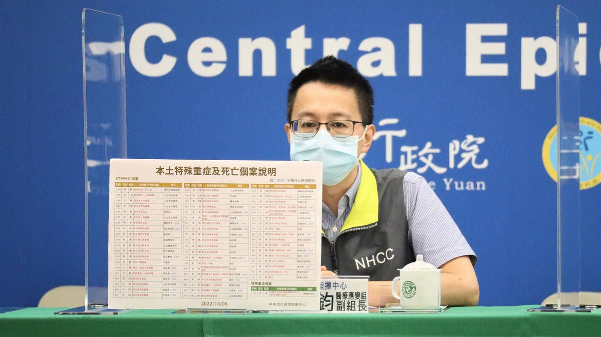 中央流行疫情指揮中心醫療應變組副組長羅一鈞。 圖：中央流行疫情指揮中心／提供