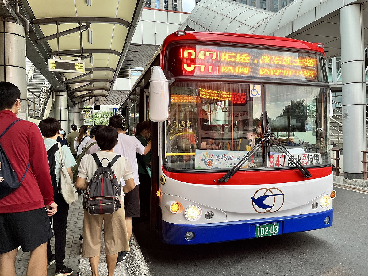 有緣新北帶動公車整體運量成長。 圖：新北市交通局/提供