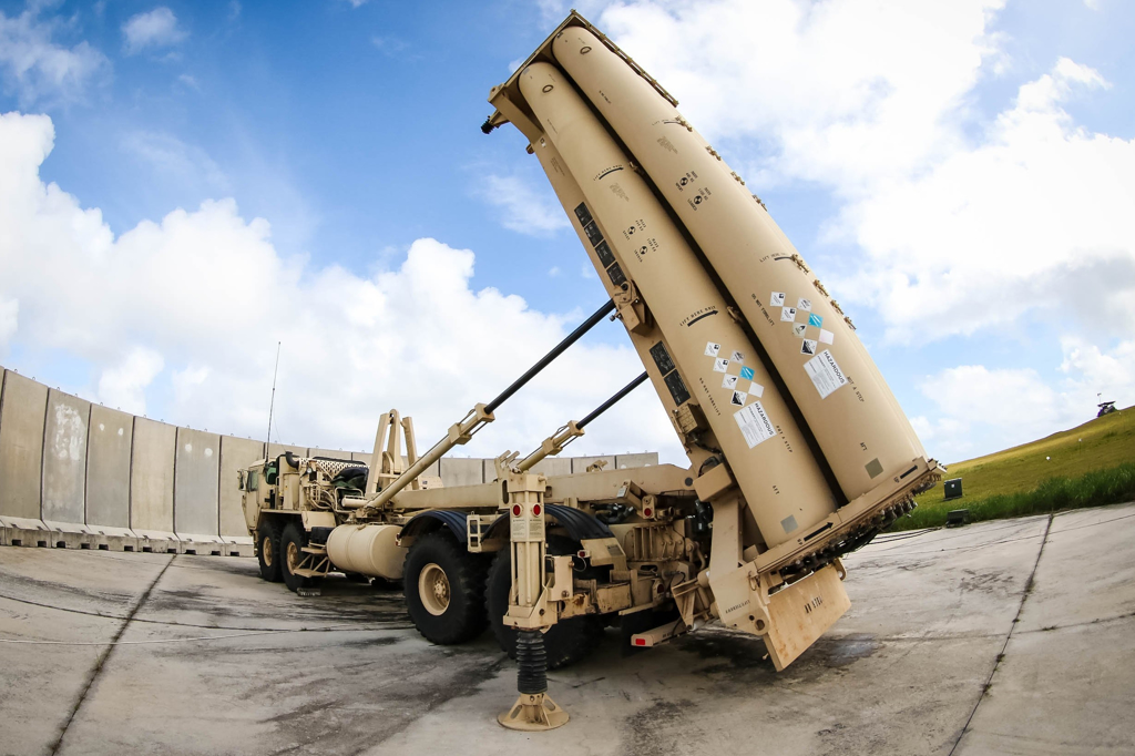 美軍終端高空防禦飛彈（Terminal High Altitude Area Defense，簡稱THAAD或薩德）系統。 圖：翻攝US ARMY(資料照片)