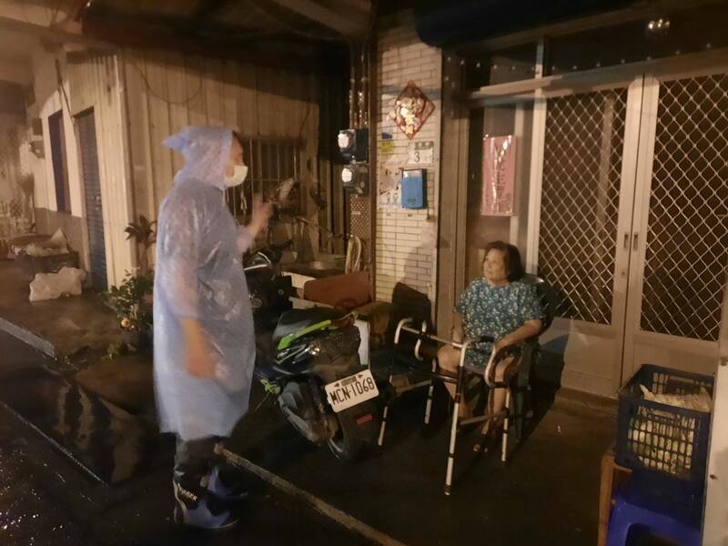 和平村出現三條土石流紅色警戒，秀林鄉共5村晚間實施強制性撤離。 圖：秀林鄉公所提供
