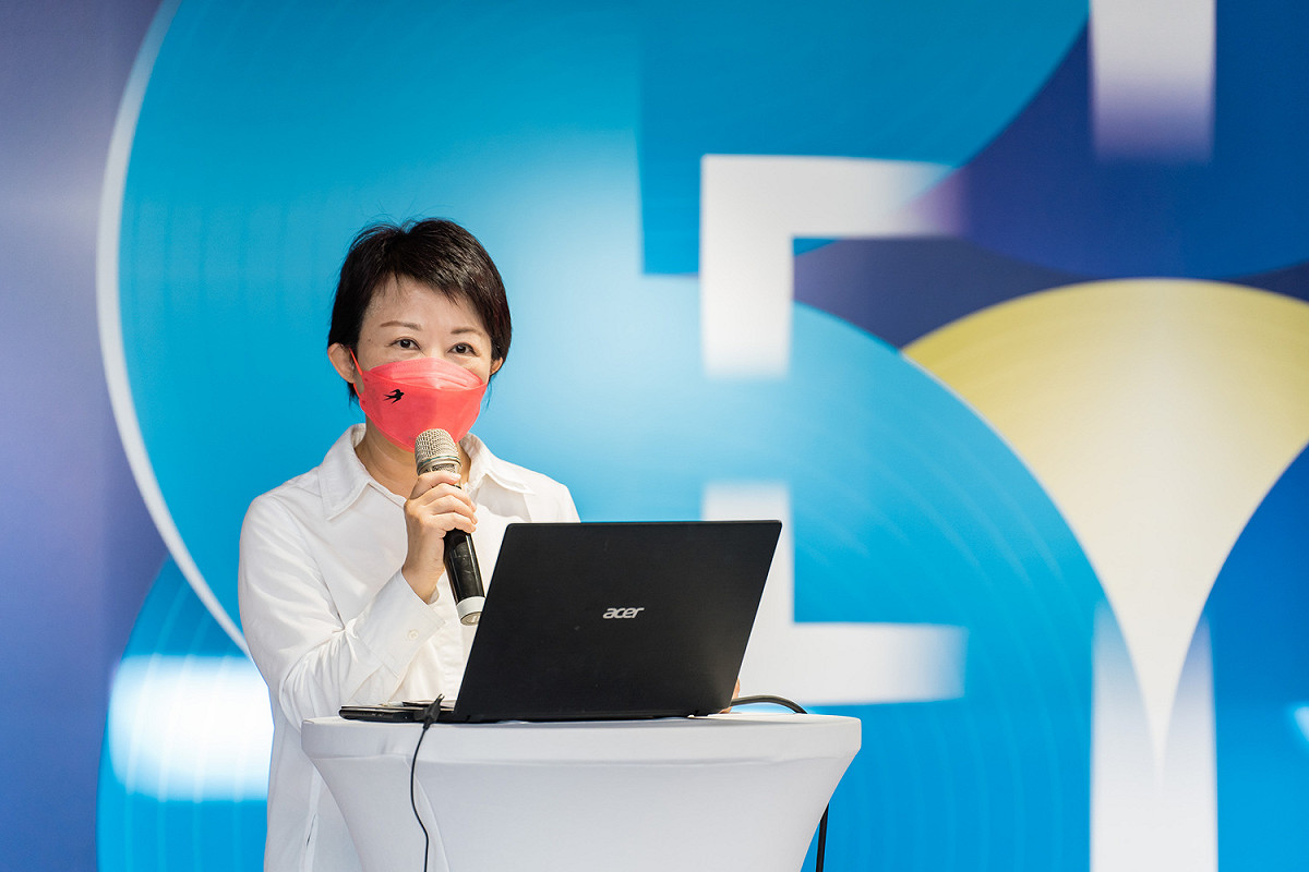 市長盧秀燕致詞。 台中市政府文化局/提供