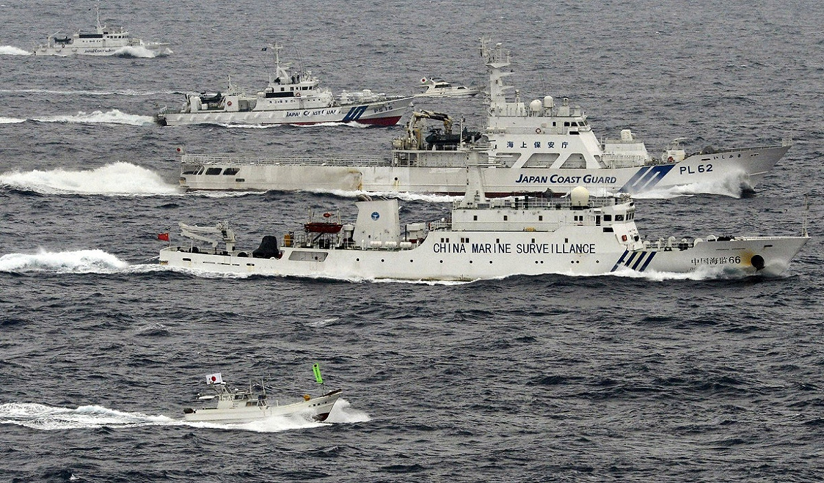 近年來，不時會出現中國船艦闖入釣魚台海域的情況。 圖：達志影像／路透社（資料照）