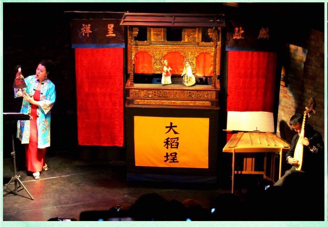 郭建甫的掌中戲，以動作戲情引人，演出聲音只有南北管及戲偶的靈巧細膩肢體語言，沒有口白。 圖：郭建甫《不貳劇團》提供