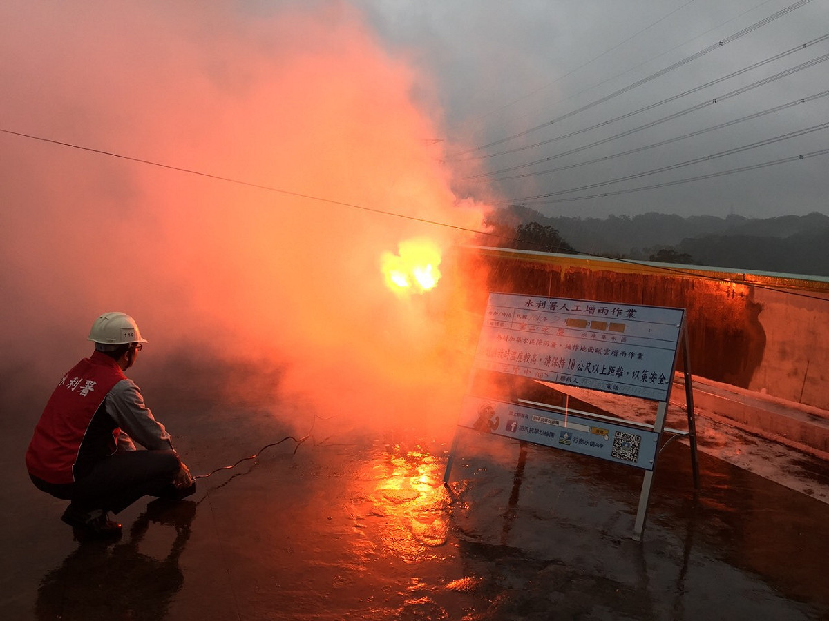 水利署多次在集雨區實施人工增雨作業，但增水效果有限，所以3月1日起，即將進入第一階段的限水措施。 圖：翻攝自水利署官網
