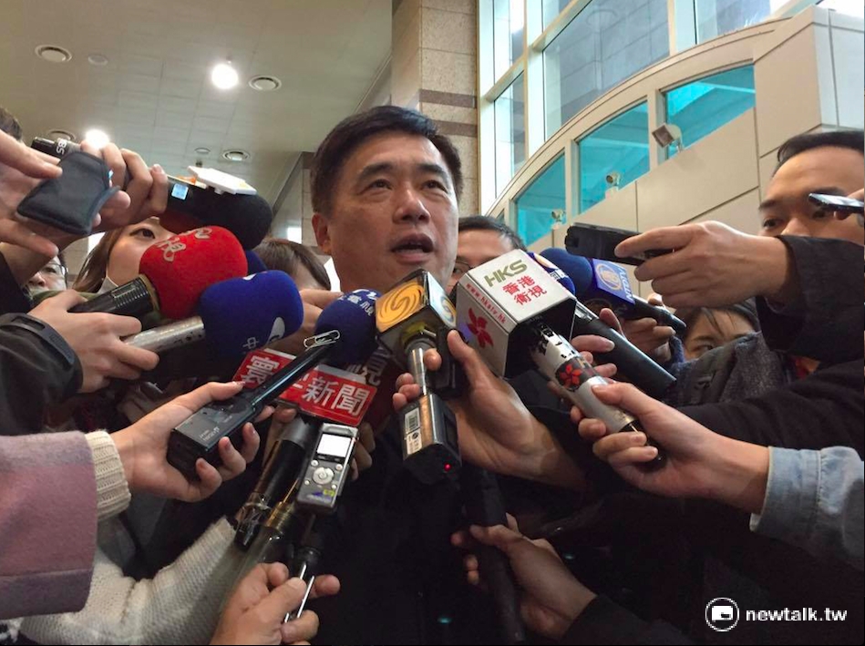 國民黨副主席郝龍斌15日出席中常會時重申，再度考量黨代表選舉制度變革一事。 圖：新頭殼資料照片