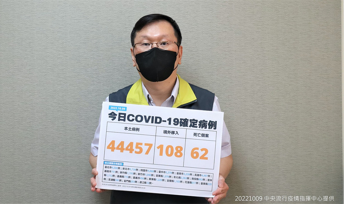 中央流行疫情指揮中心發言人莊人祥。 圖：中央流行疫情指揮中心/提供