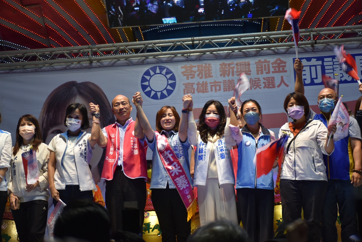 全場高呼凍蒜。 圖：孫家銘攝