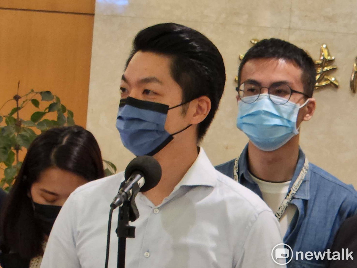 國民黨台北市長參選人蔣萬安。 圖：黃建豪/攝
