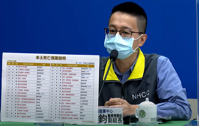 中央流行疫情指揮中心醫療應變組副組長羅一鈞。 圖：中央流行疫情指揮中心／提供