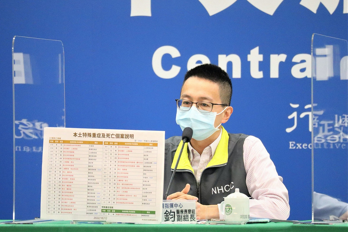 疫情指揮中心醫療應變組副組長羅一鈞。 圖：中央流行疫情指揮中心/提供