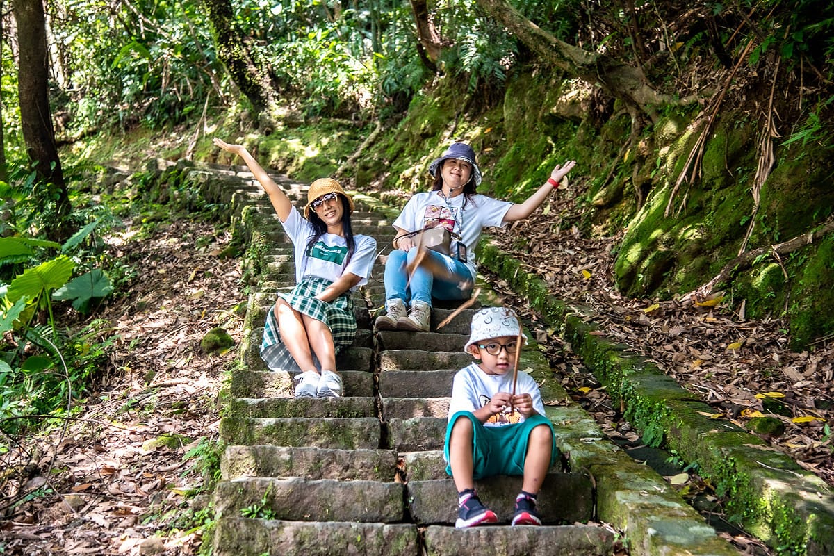 三貂嶺瀑布群登山步道為新北市熱門登山路線之一。 圖：新北市水利局提供