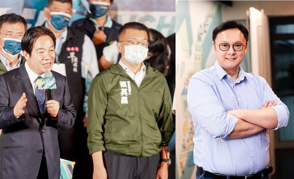 鄭照新（右）指賴清德失言，蔡其昌反問，「媽媽」會把社宅用地賣給財團嗎？ 新頭殼合成