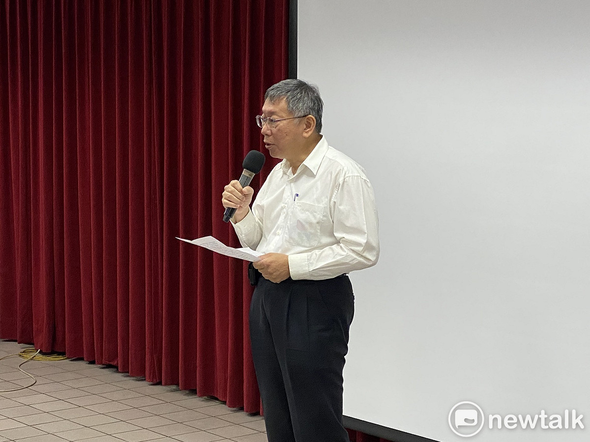 台北市長柯文哲。 圖：周煊惠 / 攝