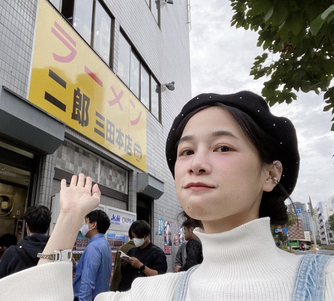 大胃王千千快閃日本抵台，和粉絲分享機場1改變。 圖：翻攝自千千IG