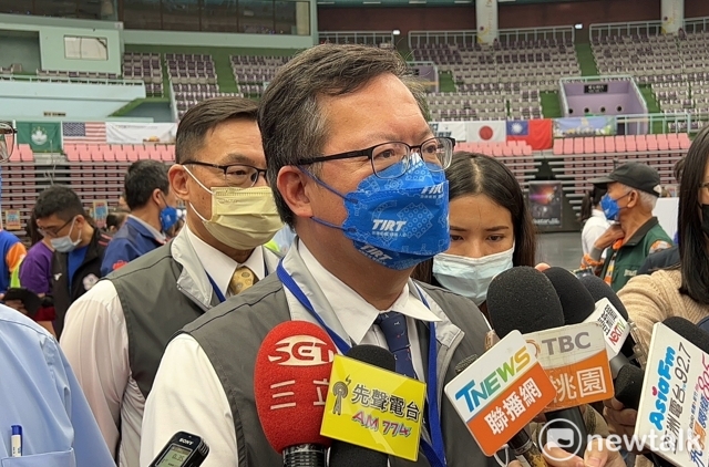 鄭文燦表示，鄭運鵬的支持度跟凝聚度都是不斷往上提升。 圖：林昀真／攝