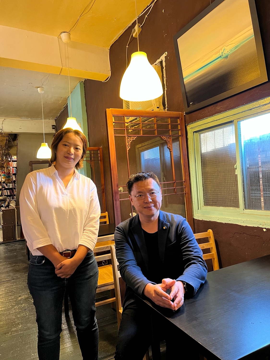 民進黨立委趙天麟今(14)日至新北市板橋為議員參選人黃淑君讚聲。 圖：黃淑君辦公室提供