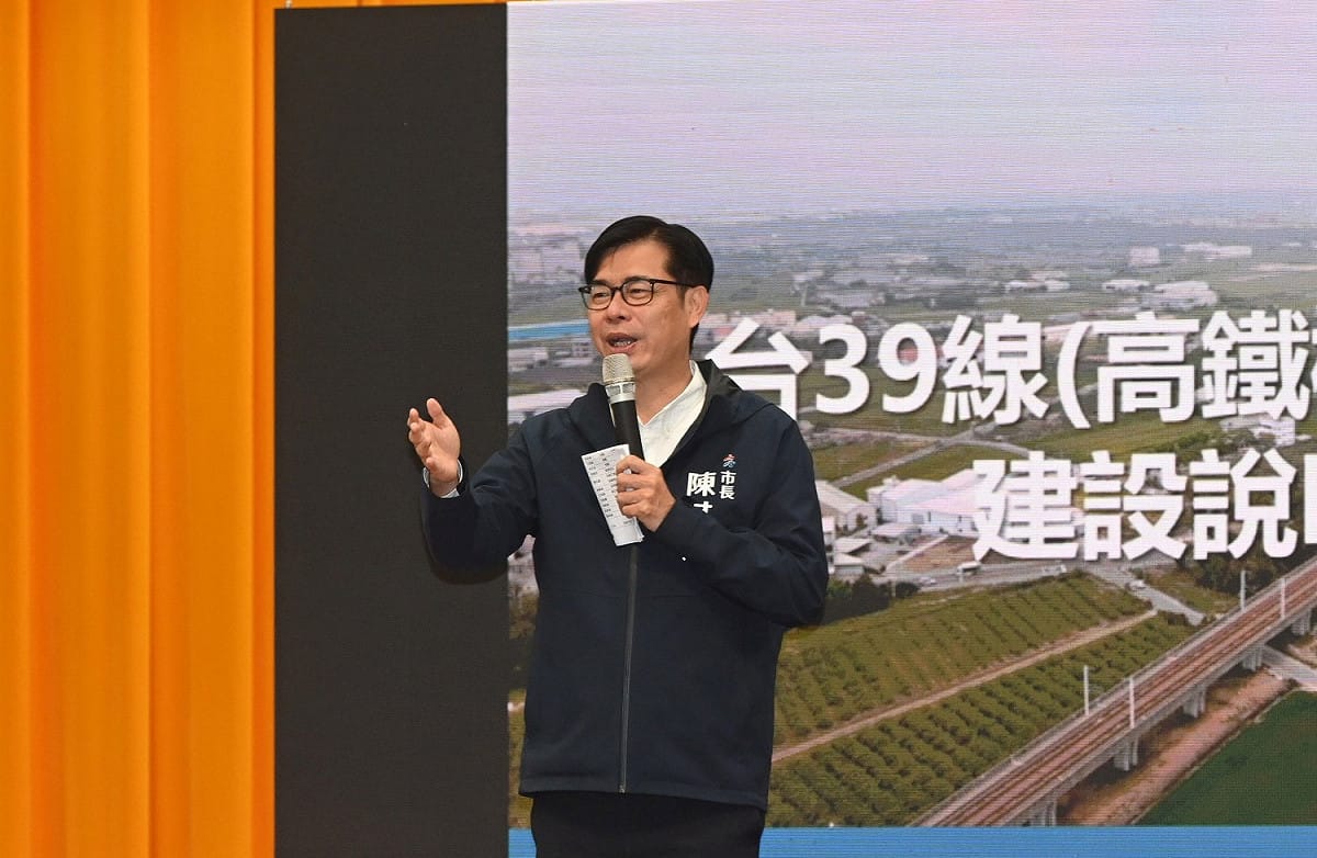 陳其邁認為已定案的高鐵路線再再更改會引發不同討論。 圖:高雄市政府提供