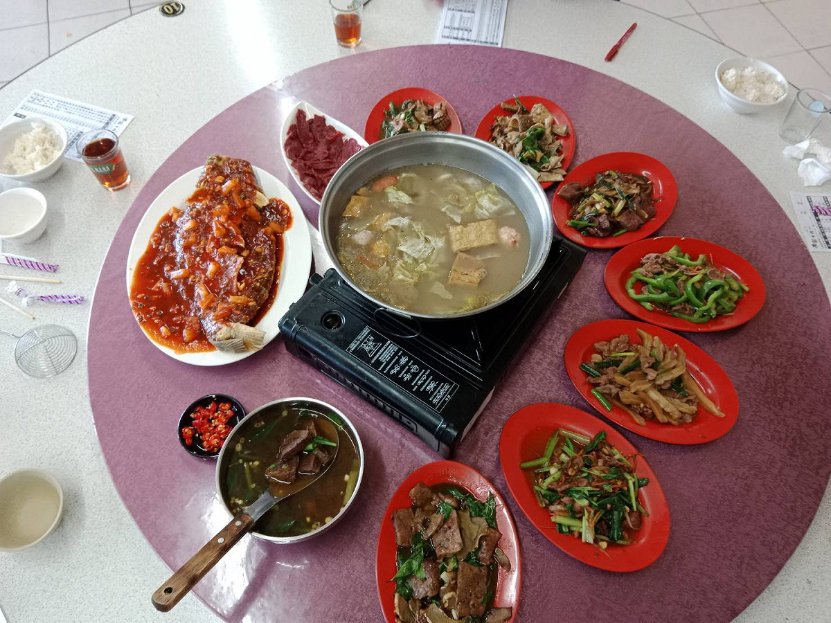 萬丹牛肉全餐。  圖：孫家銘攝